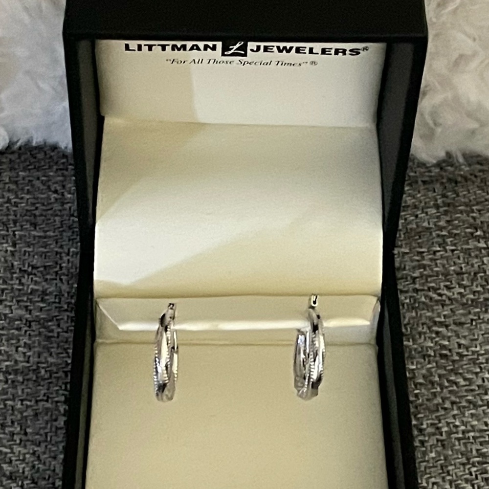 Silver Hoop Earrings